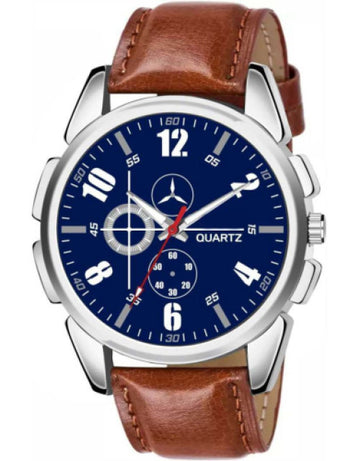 HRV Blue Sports Design Leather Belt Analog Watch