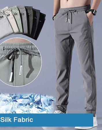 Men's Solid Breathable Gym Track Pant